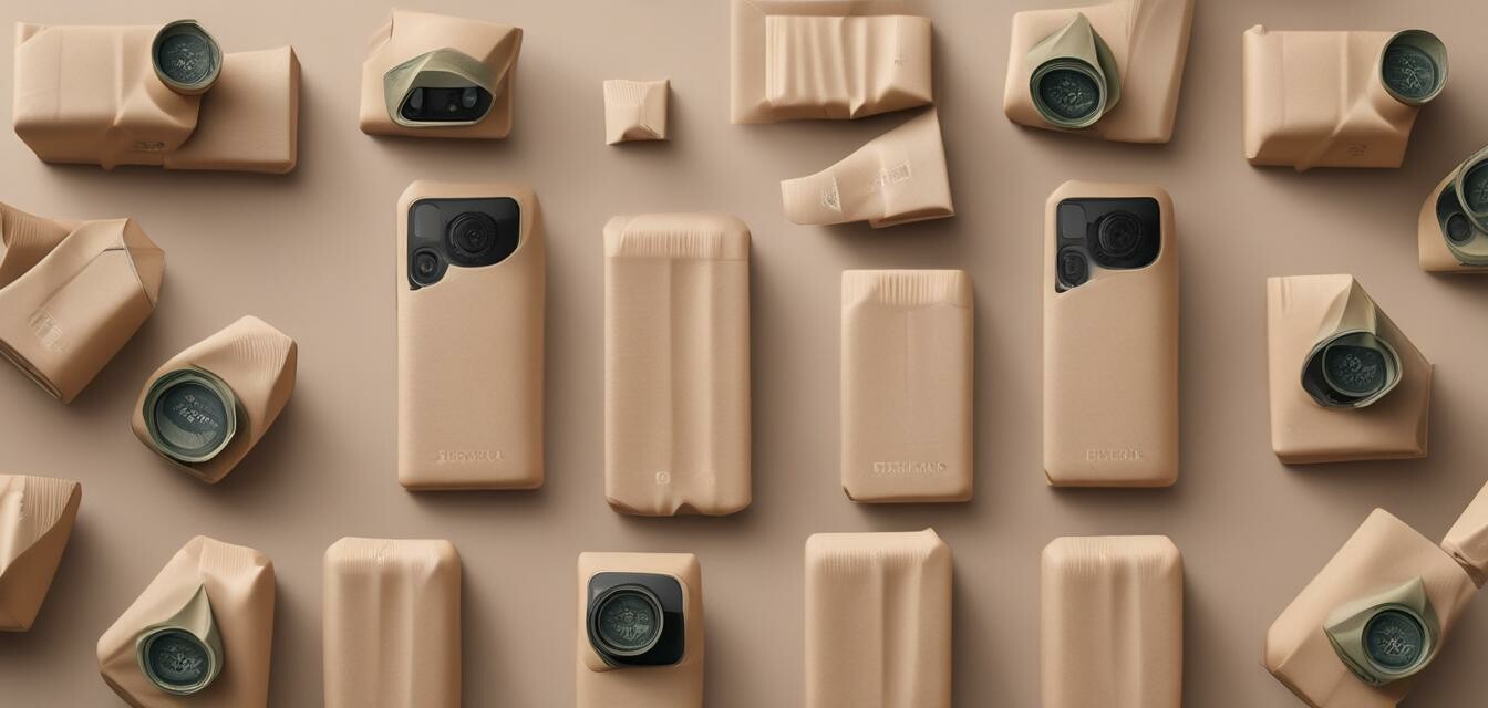 Eco-friendly packaging for luxury phones