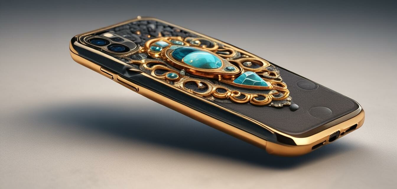 Luxury phone customization materials