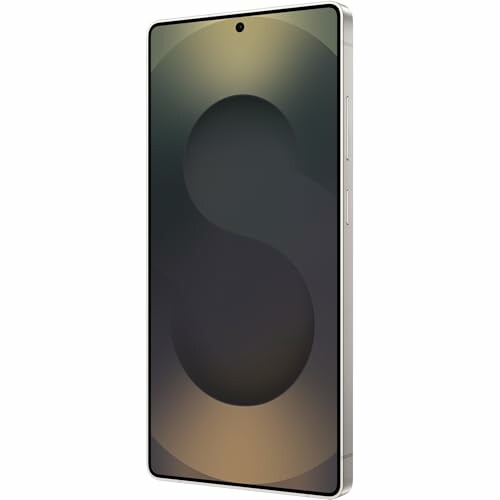 Side view of a modern smartphone with a sleek design.