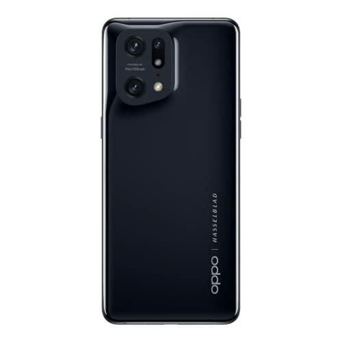 Rear view of Oppo smartphone with camera module.