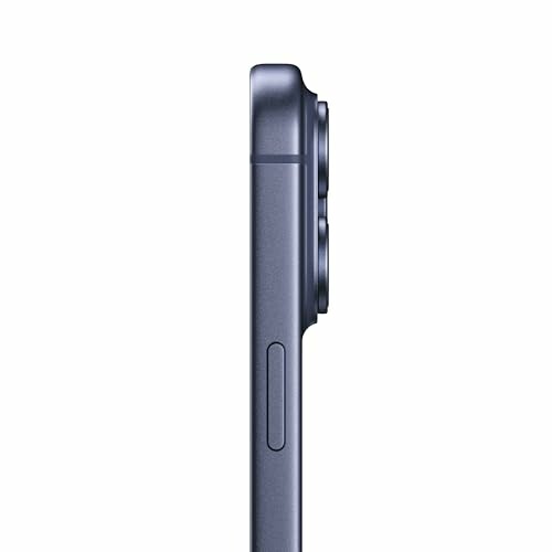 Side view of a smartphone with dual camera lenses.